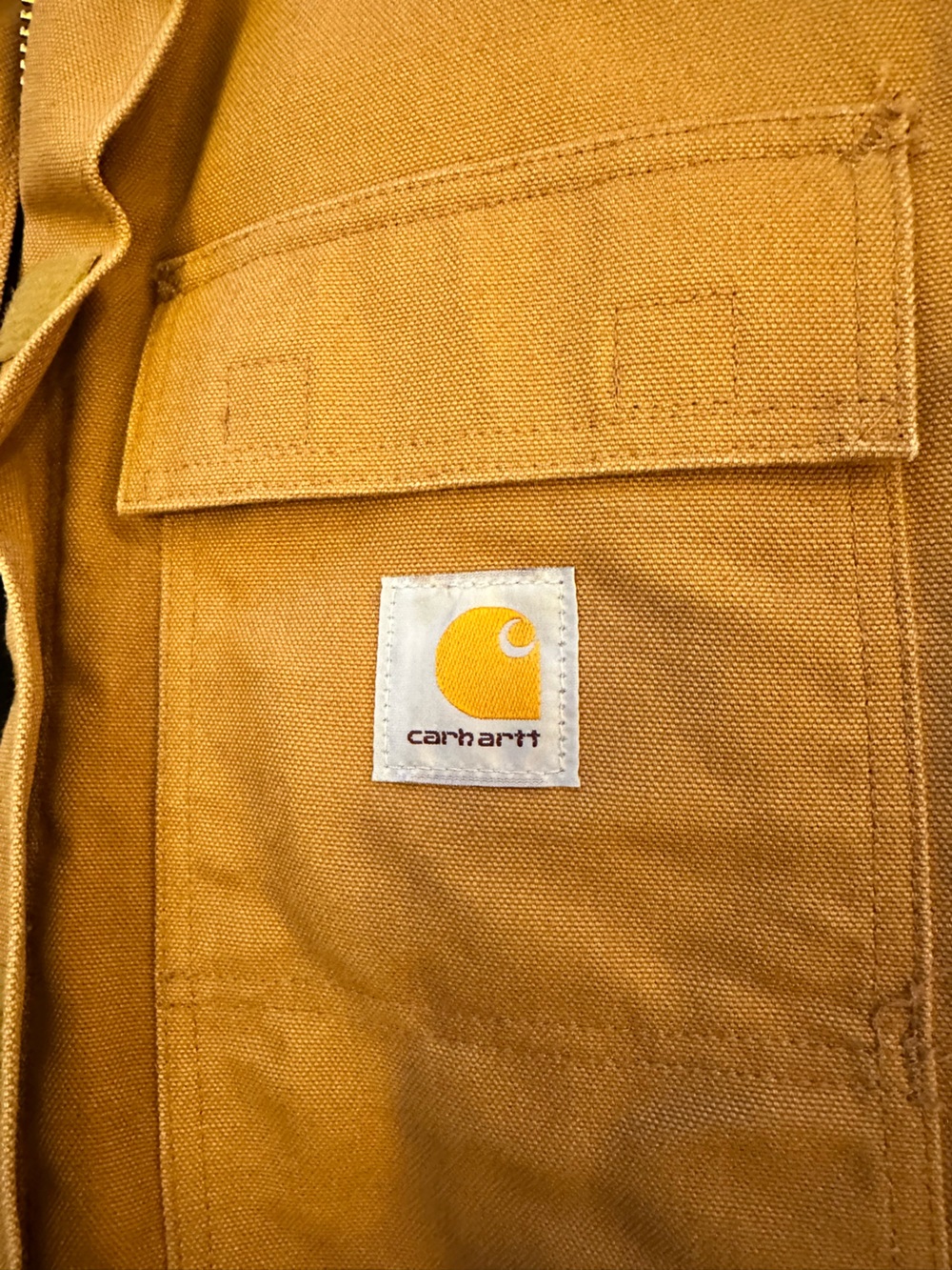 Carhartt Men's Tan Work Jacket - Picture 9 of 14
